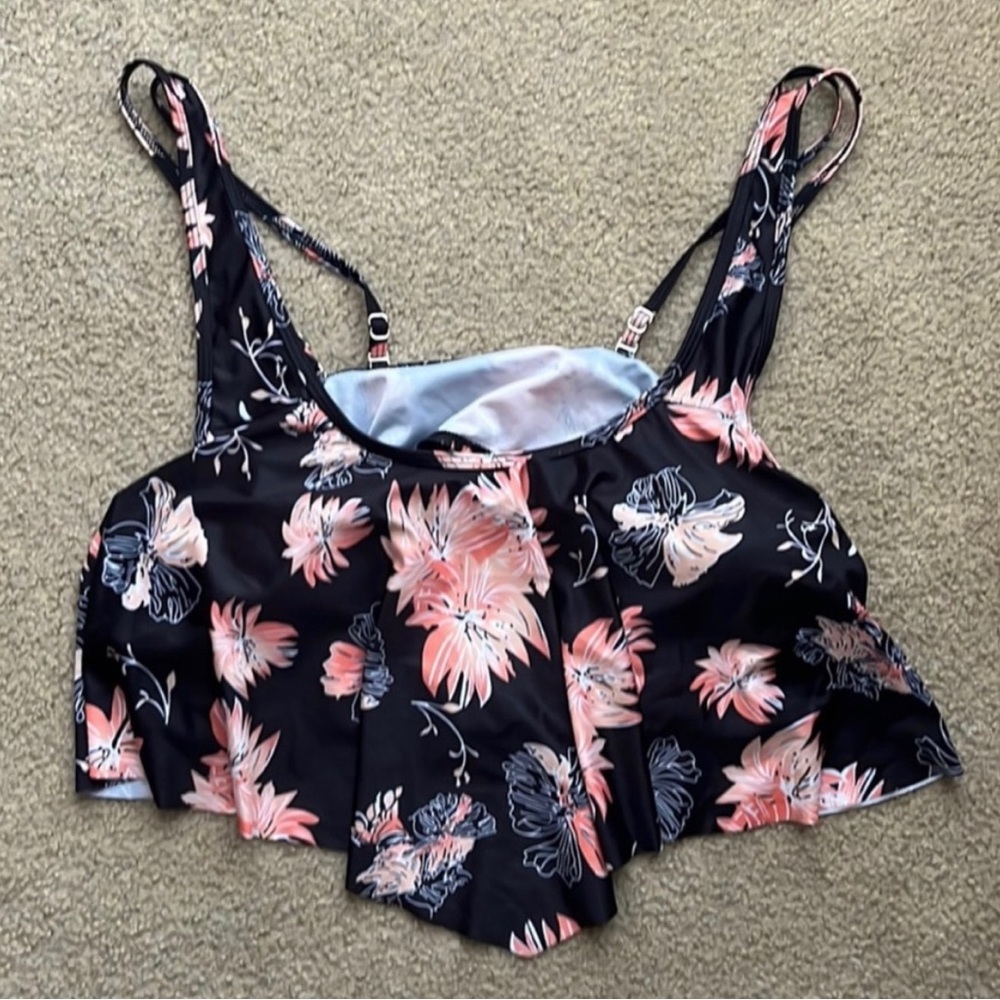 flower bikini top